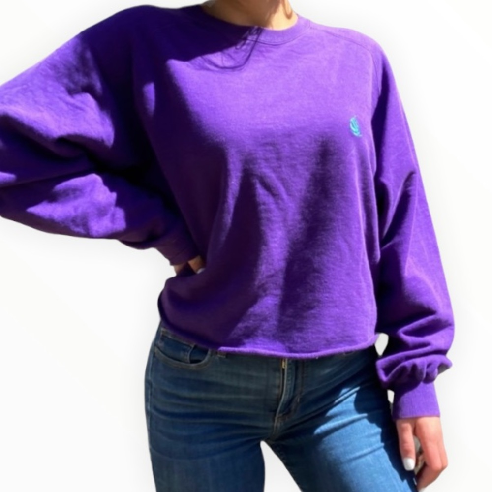 90’s Vintage Nautica Cut-off Crewneck Sweatshirt